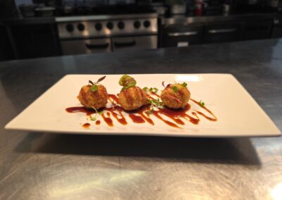 Starter served at the Birch Hotel