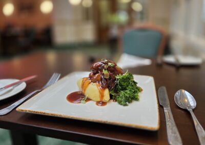 traditional Sausage and mash